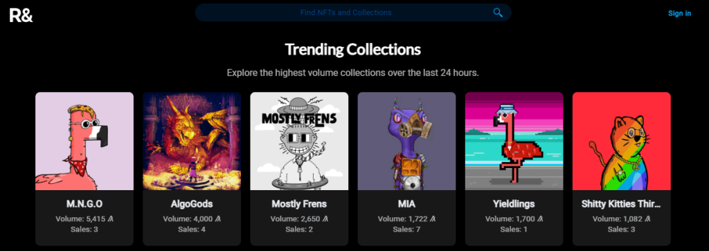 Best Algorand NFT Marketplaces & Collections