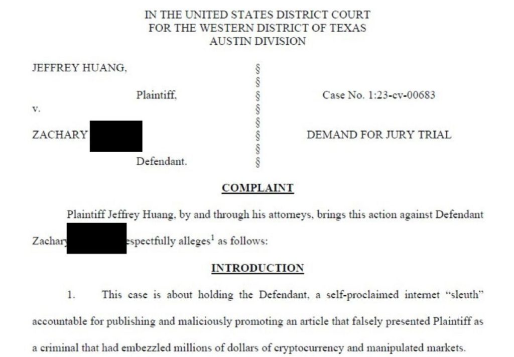 Machi Big Brother Files Defamation Suit Against ZachXBT
