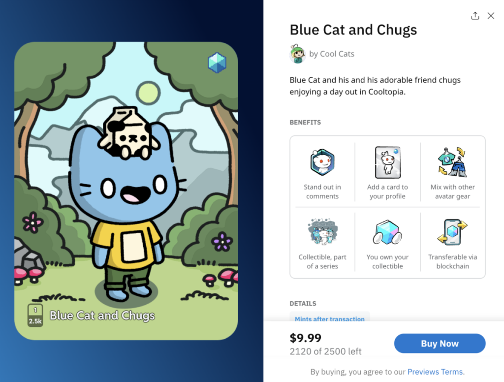Reddit Just Dropped Gen4 of Its Avatar Collectibles With Cool Cats
