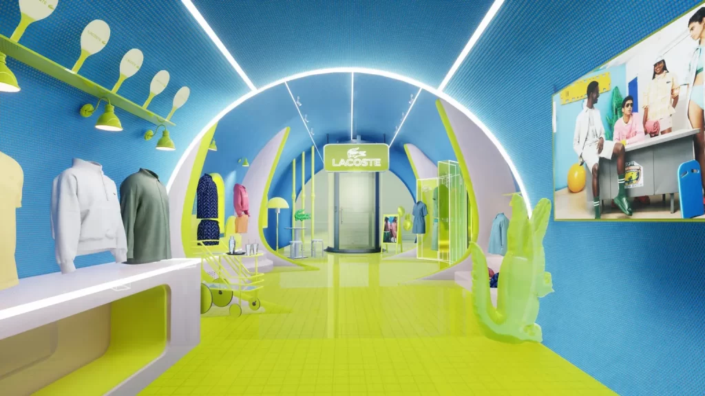 Lacoste Virtual Store: The Ultimate Shopping Experience still from Lacoste virtual store