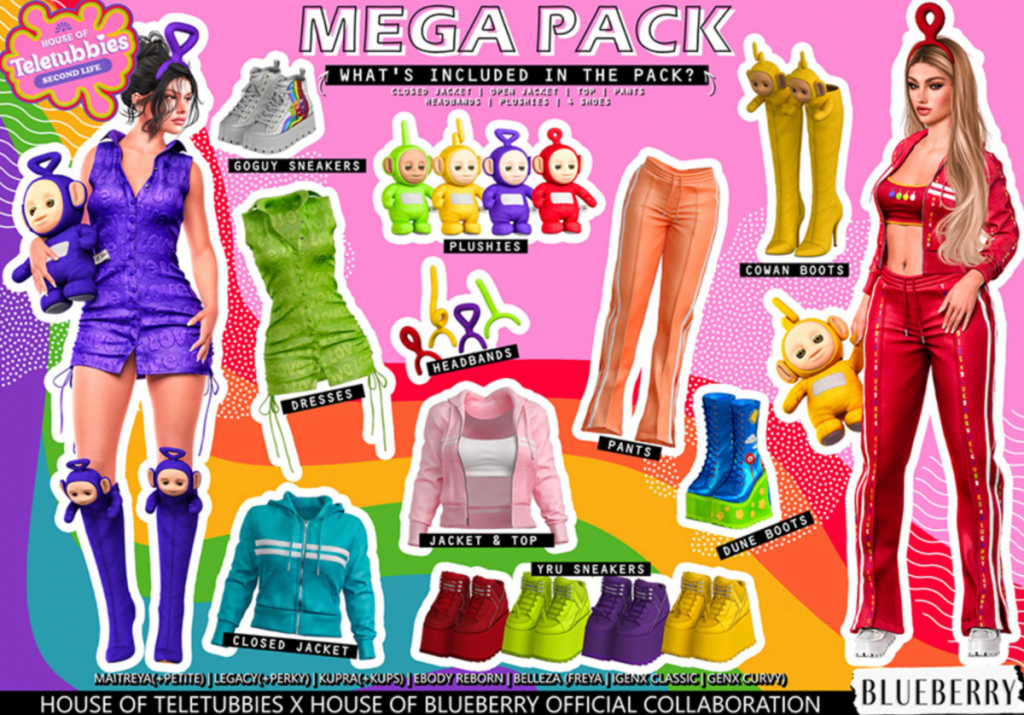 Teletubbies-Inspired Digital Fashion Comes to Second Life