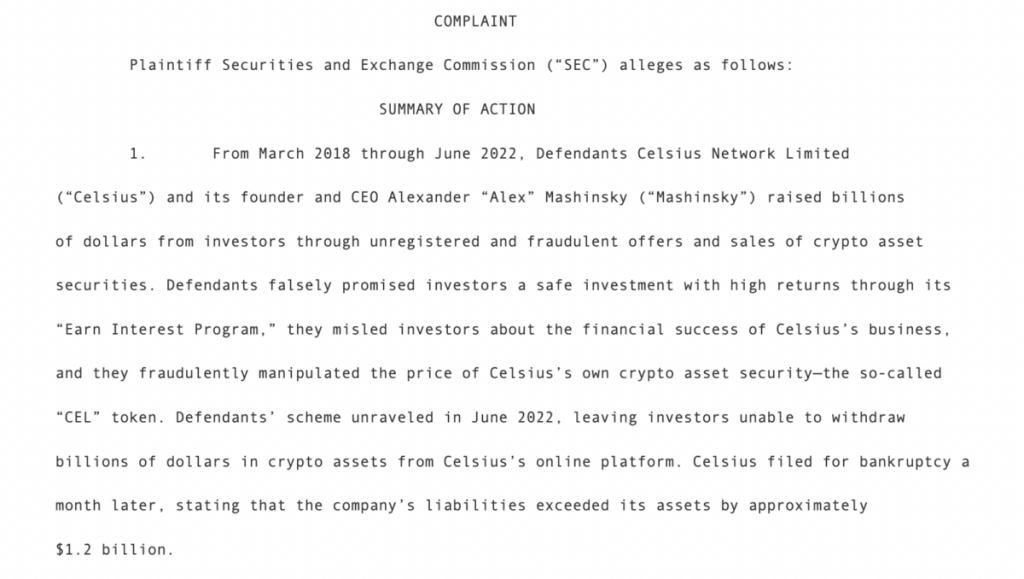 Former Celsius CEO Arrested, Sued by SEC for Securities Fraud