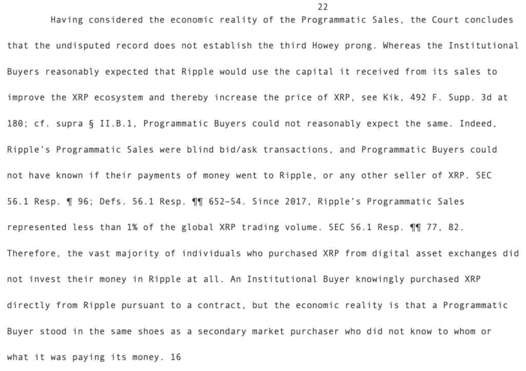 XRP Ruled ‘Not a Security’ in Partial Win for Ripple Labs
