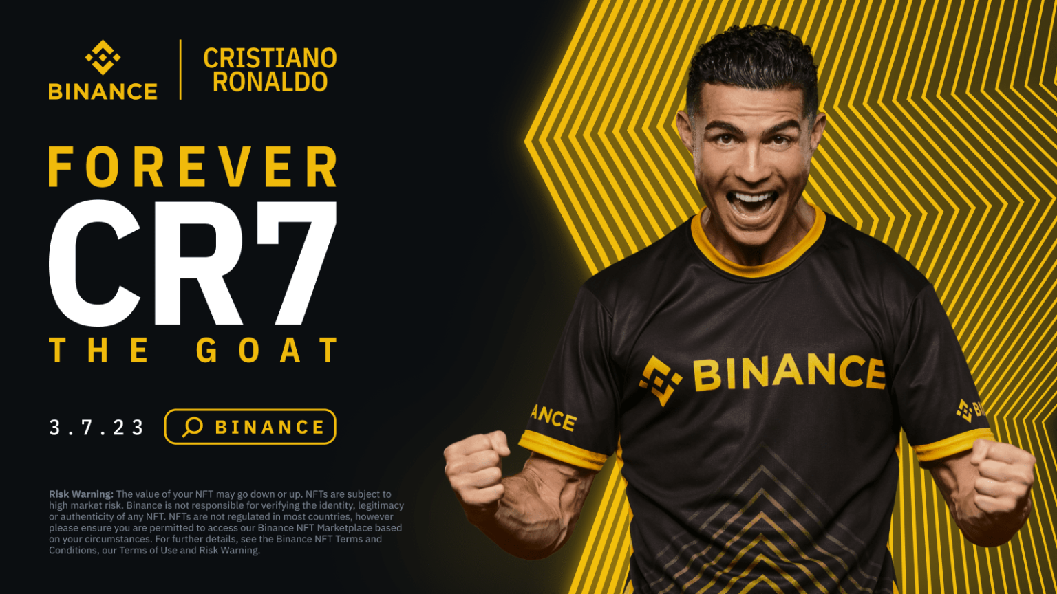 Binance NFT Marketplace Launches ForeverCR7: The GOAT NFT Collection