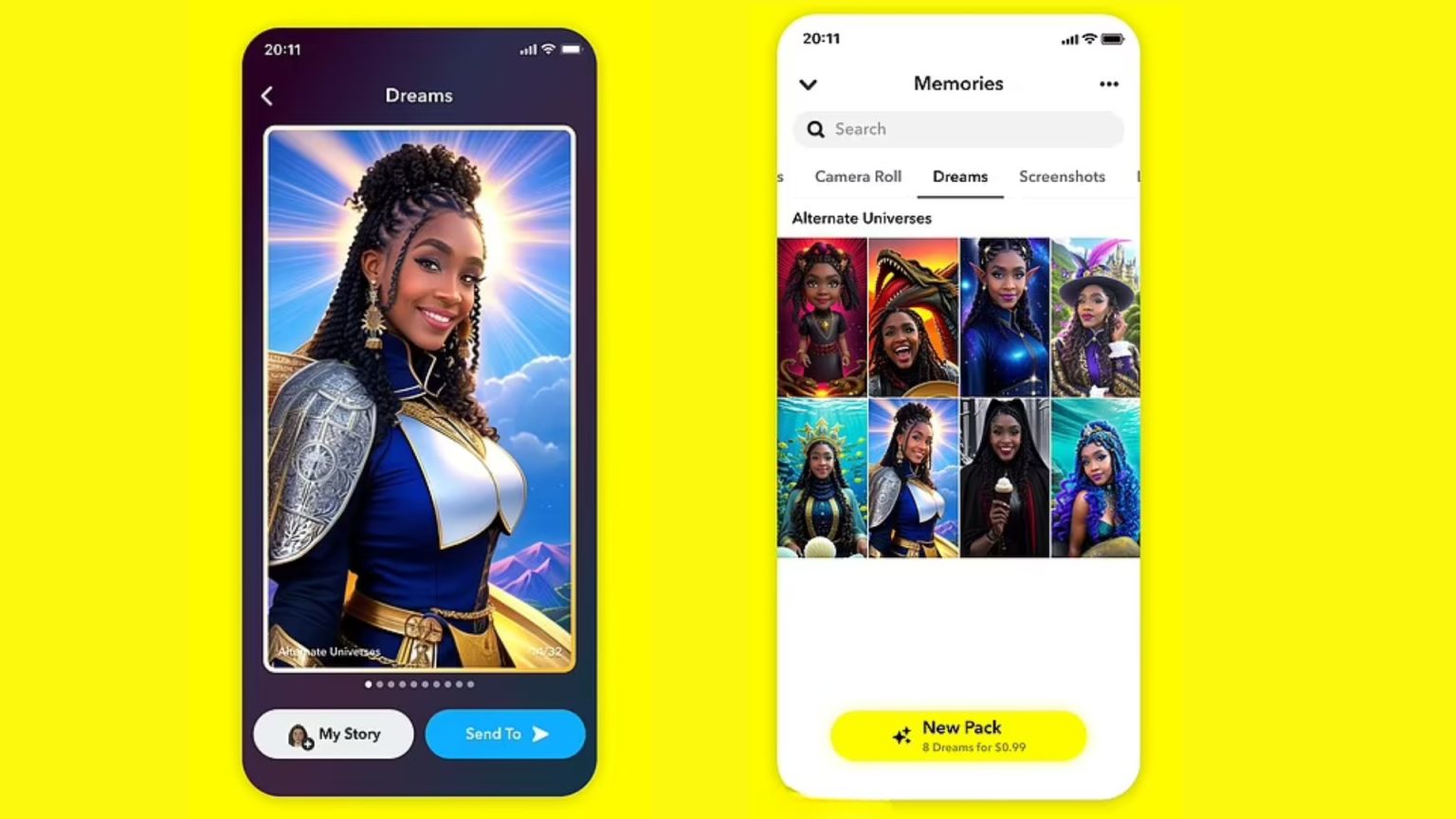 Snapchat Selfies Just Got a Makeover with ‘Dreams’ Feature