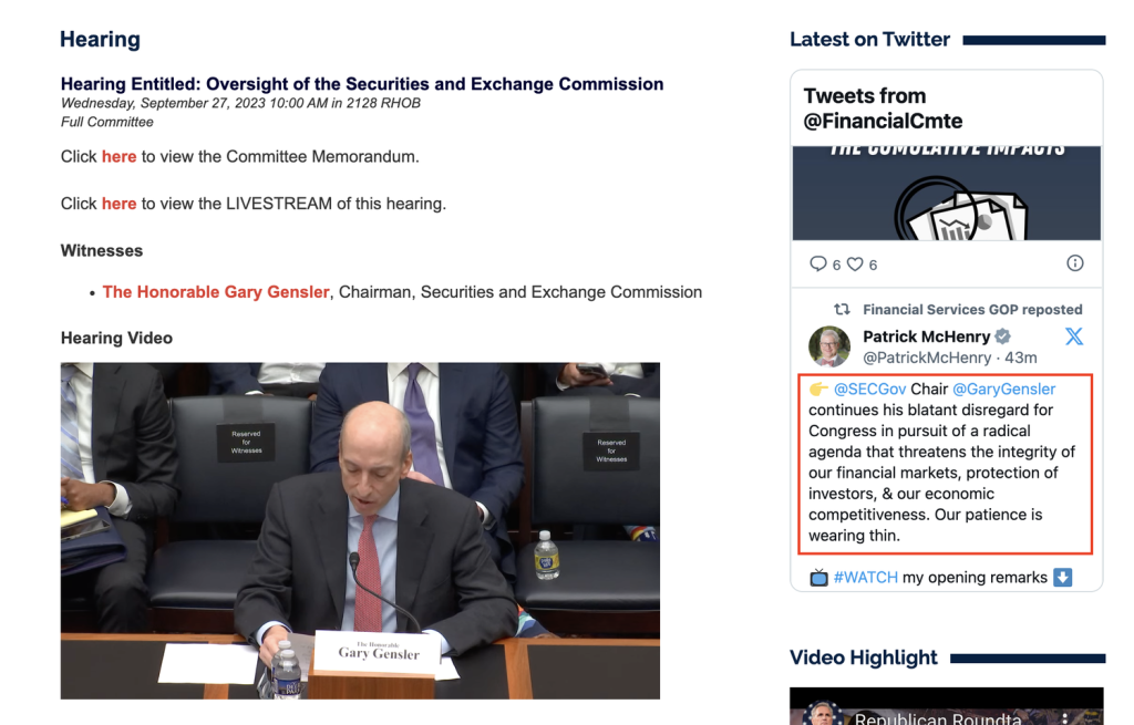 “Fight, fight, fight!” Gary Gensler vs. Congress (Round 2)