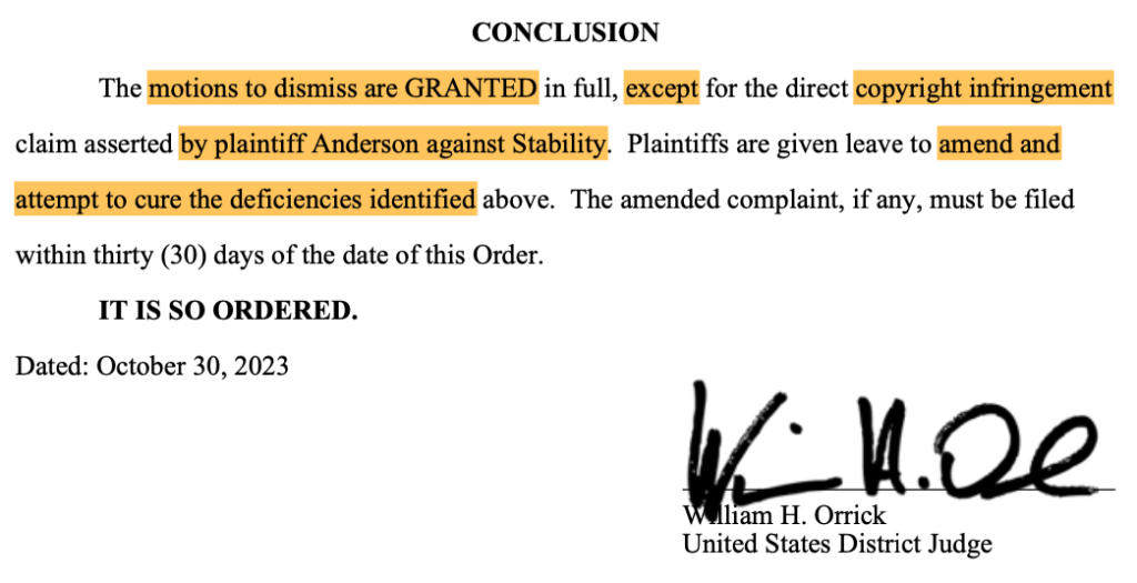 US judge deals blow to artists in copyright suit over AI-generated art