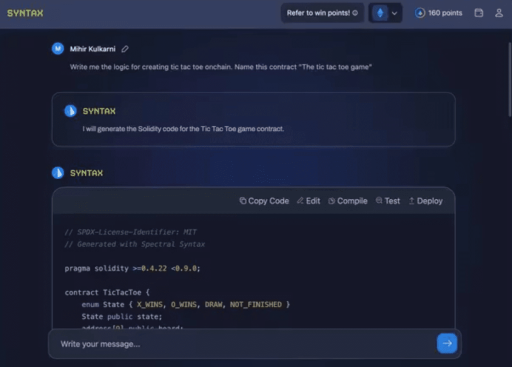 ChatGPT (But It Writes Web3 Apps for You)