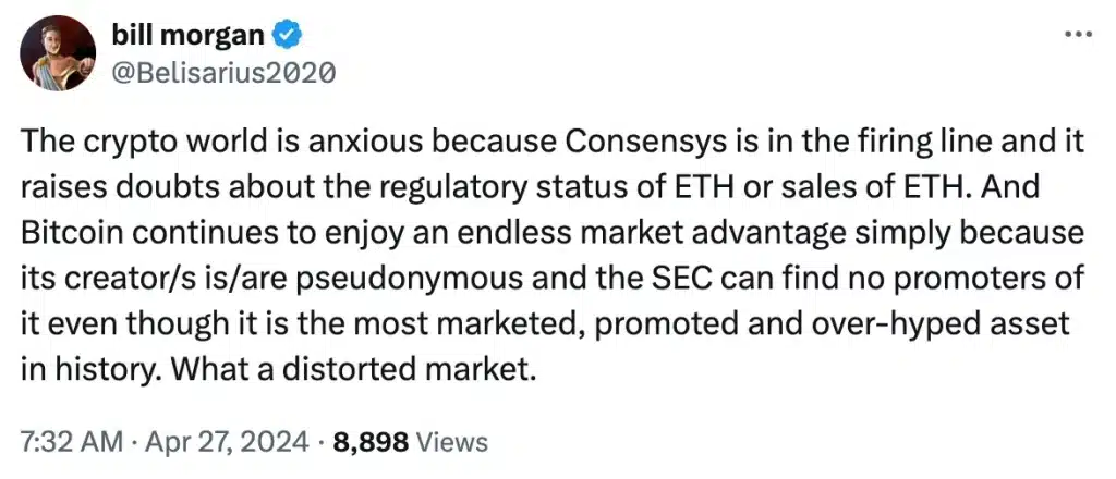 Ethereum & Consensys vs SEC – An ‘unlawful power grab’ or a ‘cover-up?’