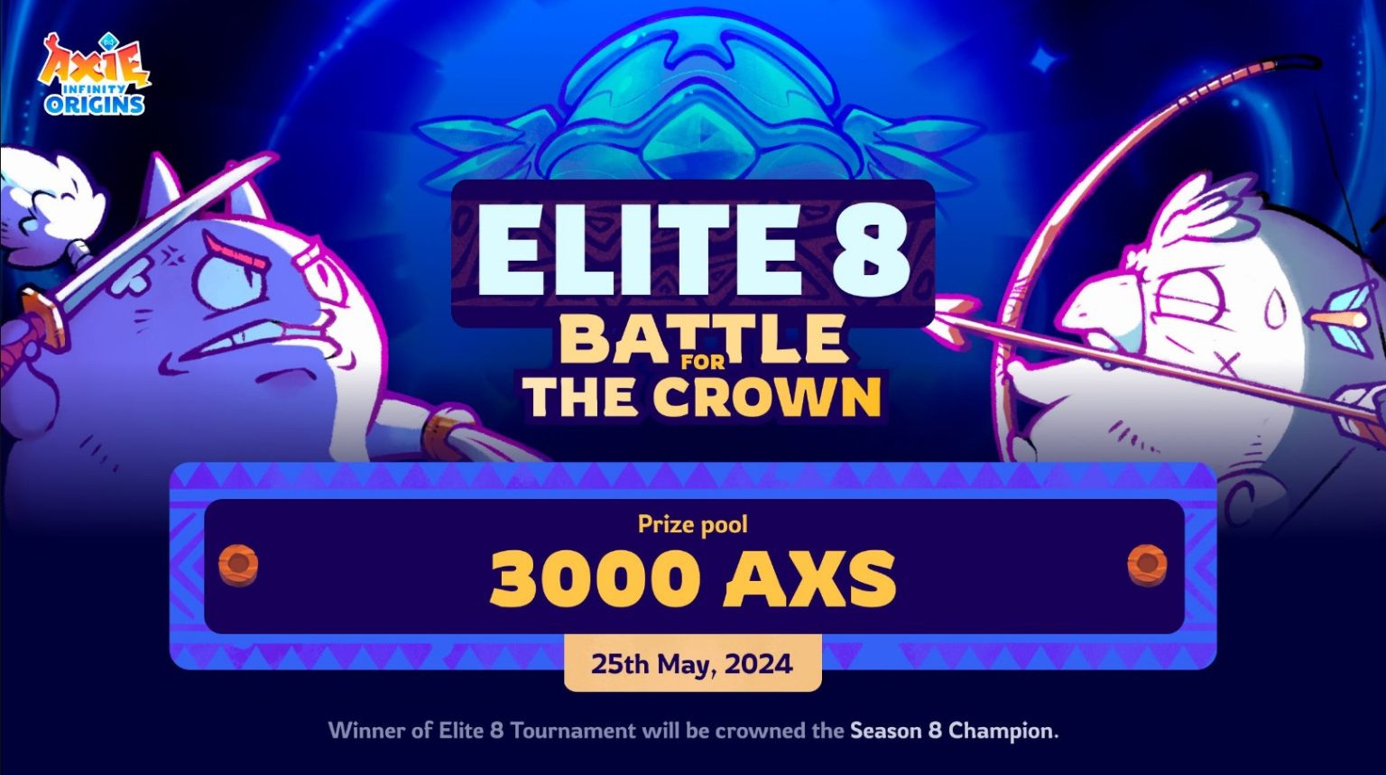 Axie Infinity Origins S8 Postseason Begins With the Elite 8 Tournament, Giveaways, and Updates