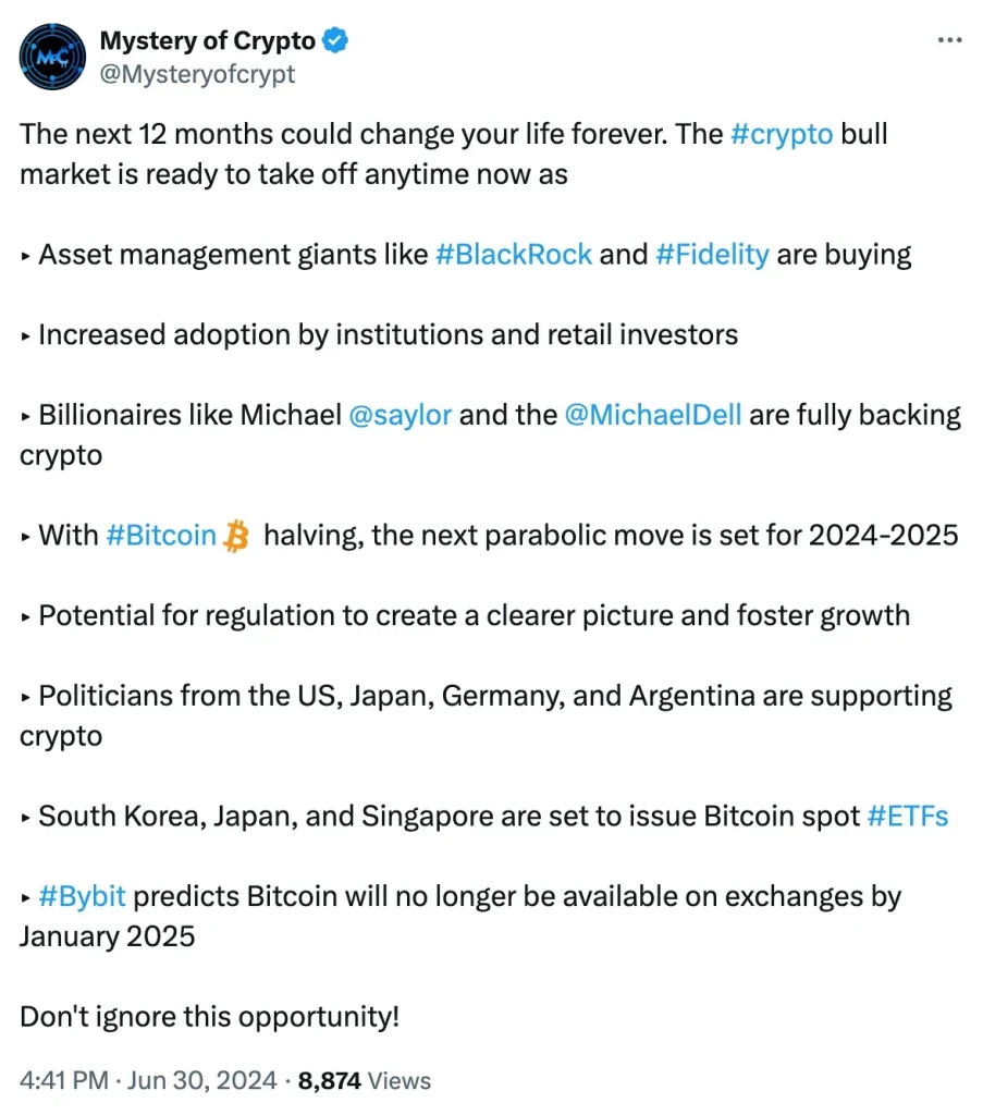 ‘Crypto market set to take off anytime now:’ $10 trillion market cap, when?