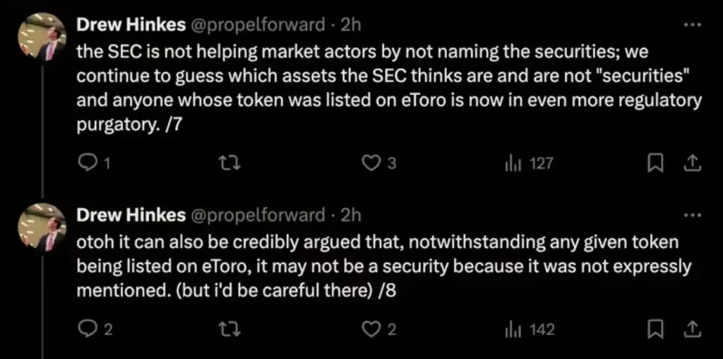 eToro trading: U.S. clients restricted to BTC, ETH, BCH post SEC deal