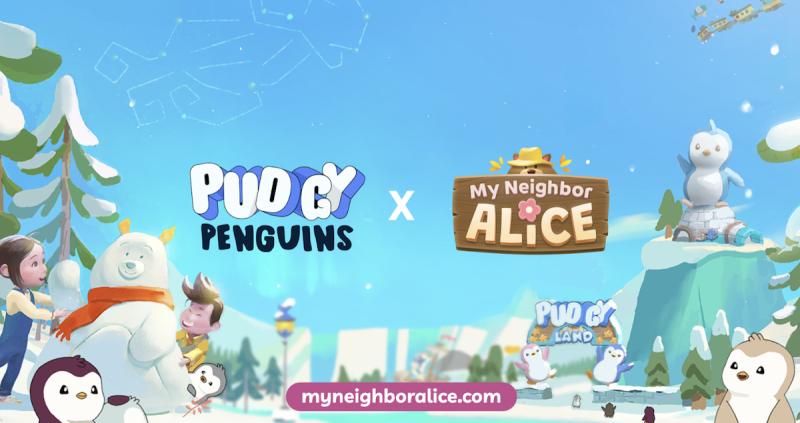 My Neighbor Alice Unveils Cross-Chain NFT Integration with Pudgy Penguins